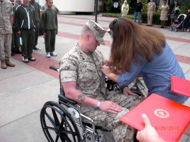 Wounded warrior relies on what the Marines taught him: Never give up 2